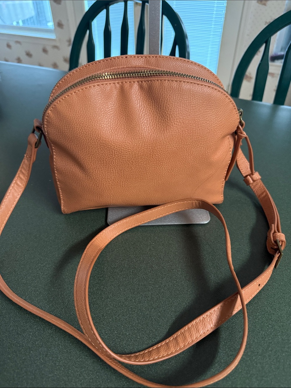 Universal Thread Tan Pebbled Leather Crossbody Bag